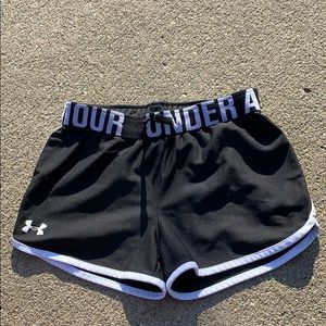 under armor black shorts